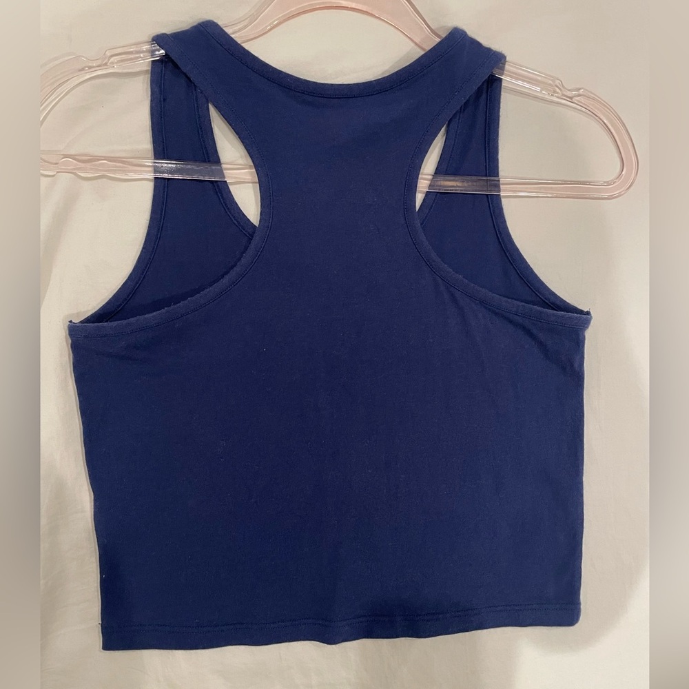 Cropped Racerback Tank Top - Size M - Picture 5 of 6